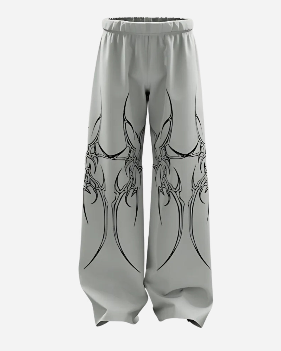 Grey Mutation Unisex Straight Fit Baggy Pants l stylestitch
