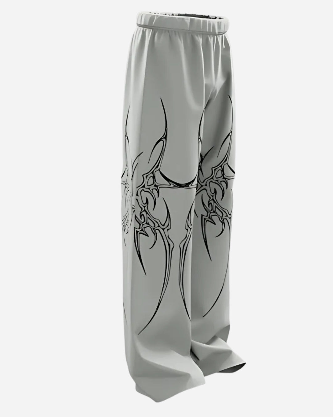 Grey Mutation Unisex Straight Fit Baggy Pants l stylestitch