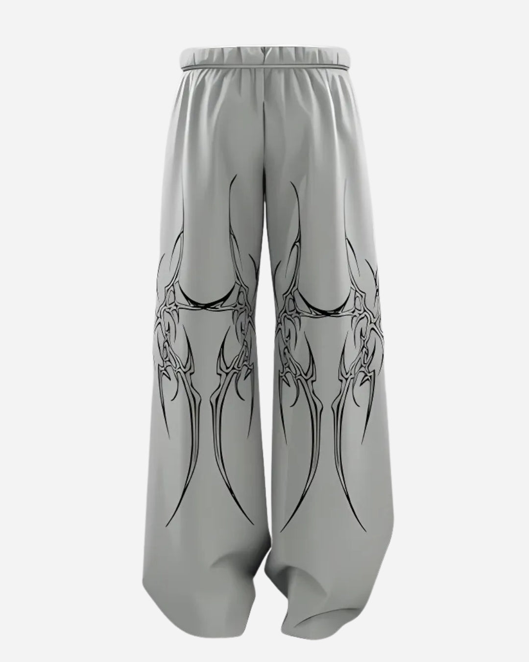 Grey Mutation Unisex Straight Fit Baggy Pants l stylestitch