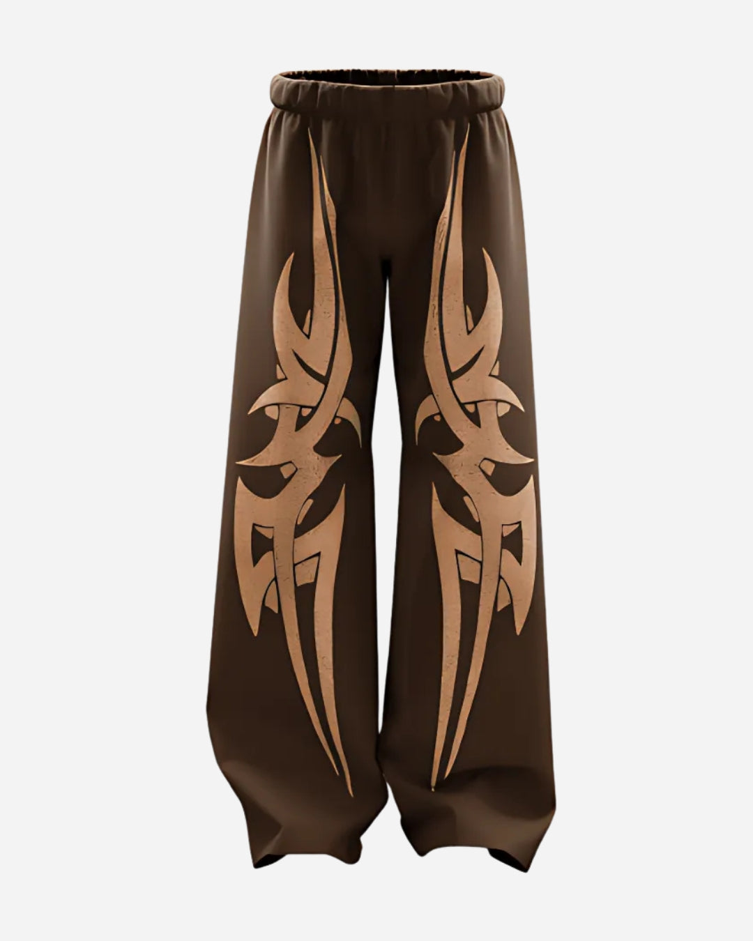 Razor Brown Straight Fit Baggy Pants l stylestitch