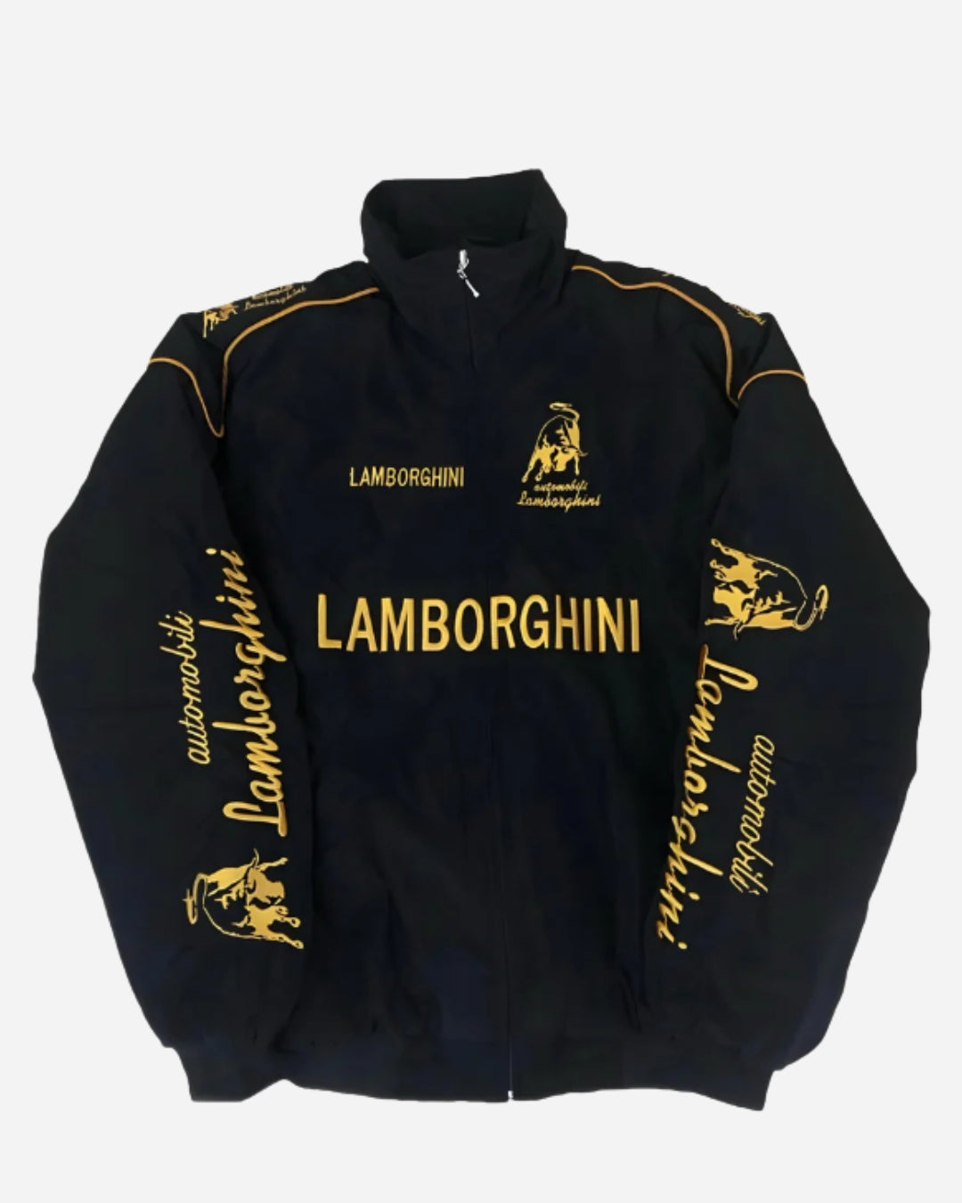 Racing Lamborghini Puffer Embroidery Unisex Jacket l stylestitch