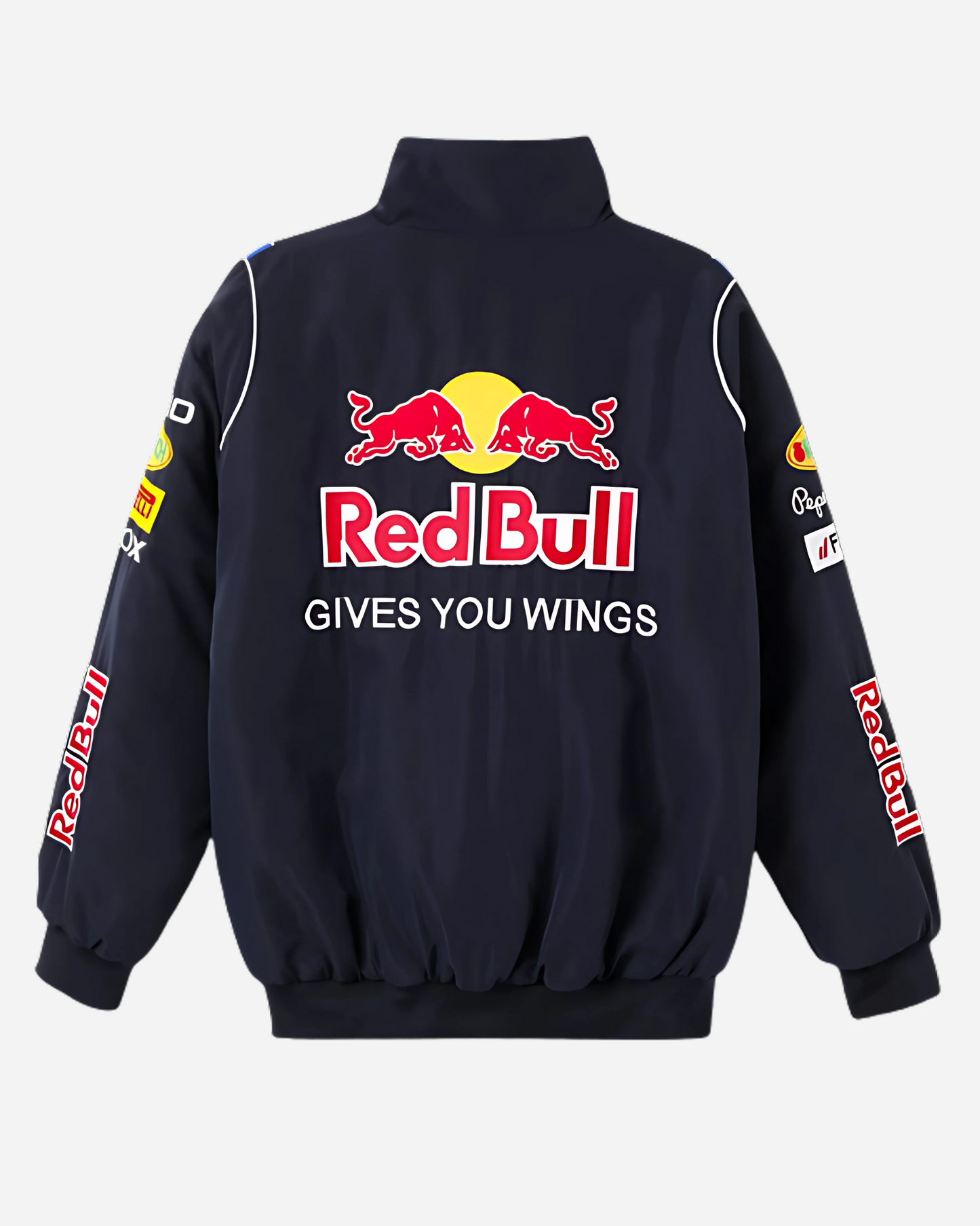 Racing Red Bull Puffer Embroidery Unisex Jacket l stylestitch