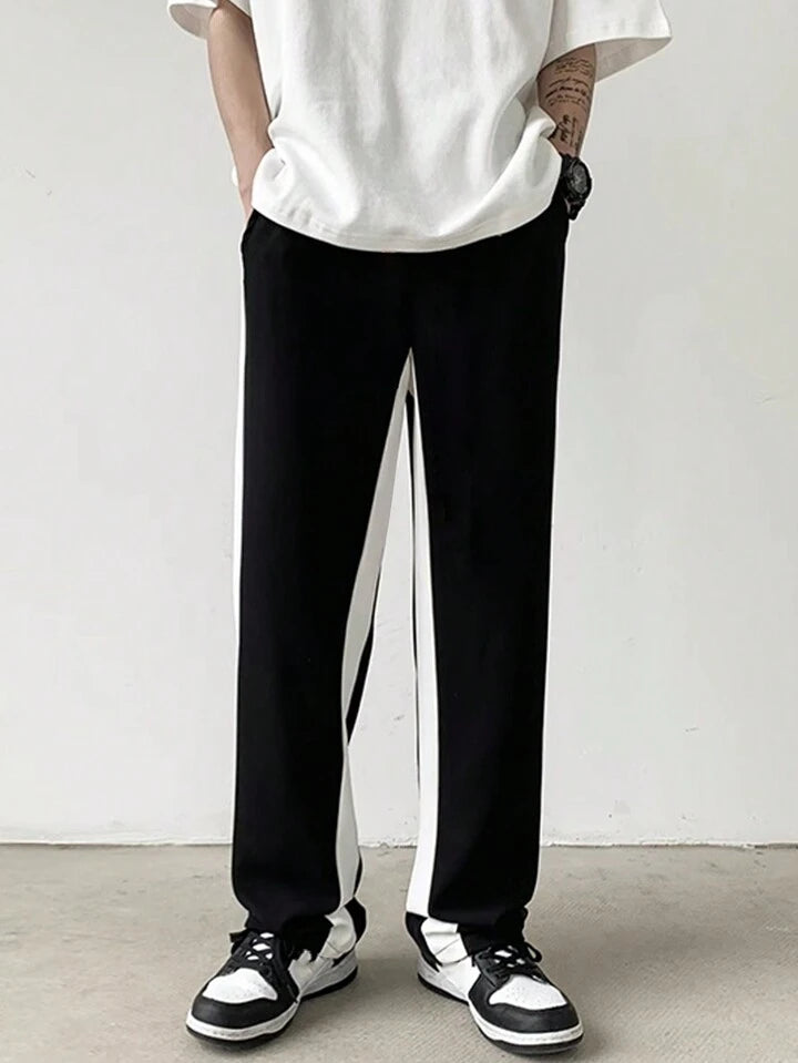 Black Asthetic Unisex Trackpants by stylestitch