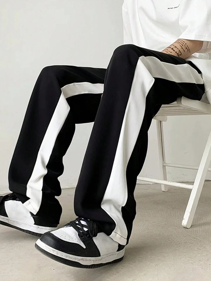 Black Asthetic Unisex Trackpants by stylestitch