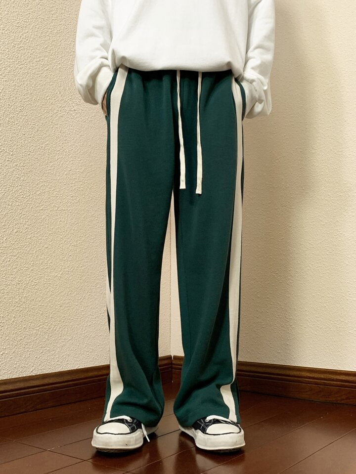 Green Asthetic Unisex Trackpants by stylestitch