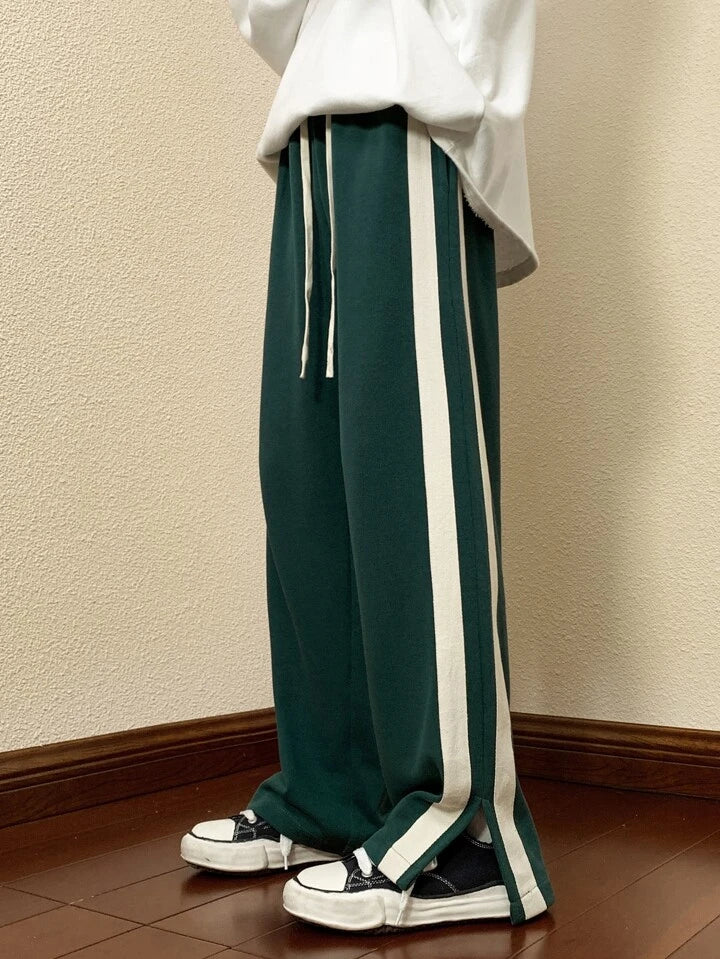 Green Asthetic Unisex Trackpants by stylestitch