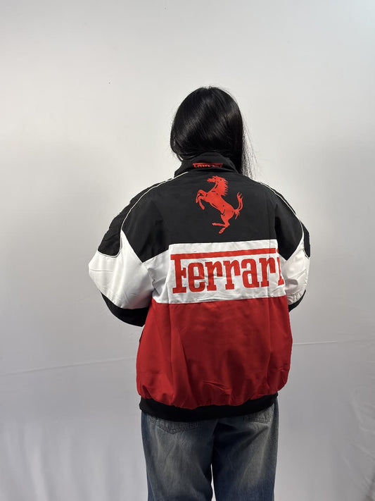 F1 FERRARI TRIO PUFFER PRINTED UNISEX JACKET