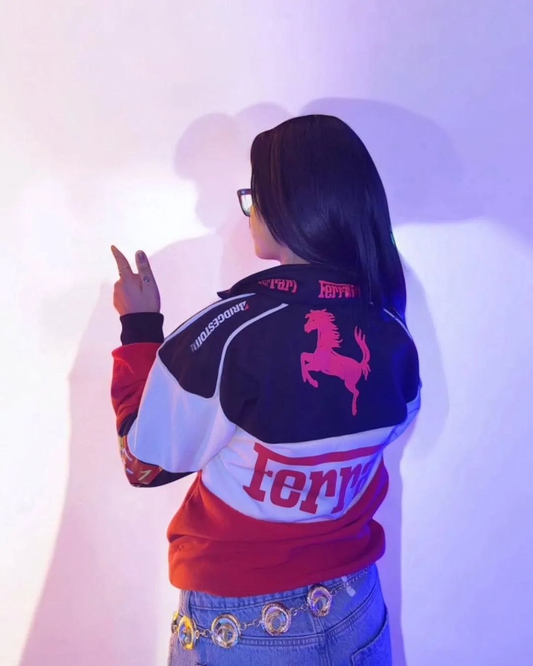 Ferrari Racing Jacket – Vintage F1 Streetwear by Stylestitch
