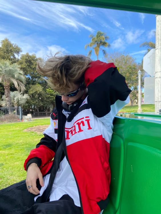 Racing Trio Puffer Embroidery Unisex Jacket l stylestitch