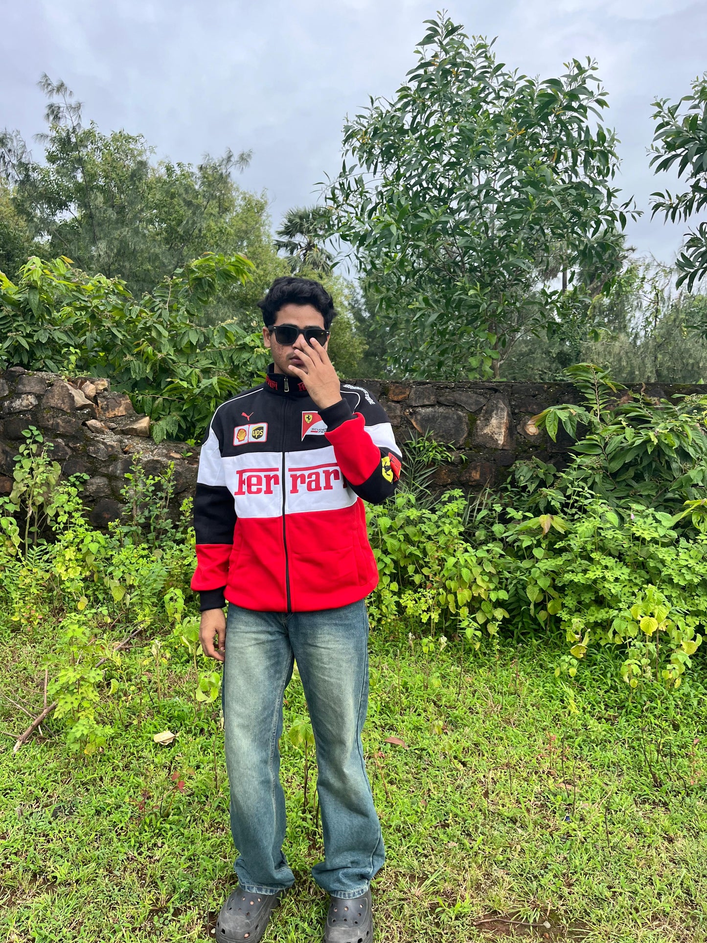 F1 Trio Ferrari Jacket – F1-Inspired Streetwear by Stylestitch