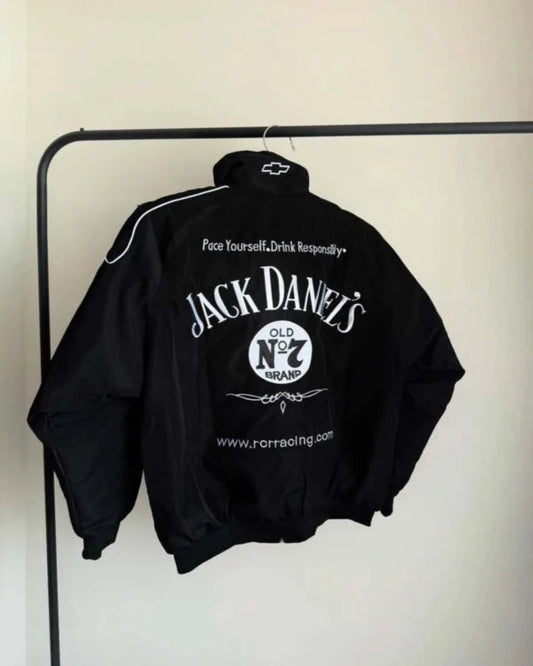 Racing JD Puffer Embroidery Unisex Jacket l stylestitch