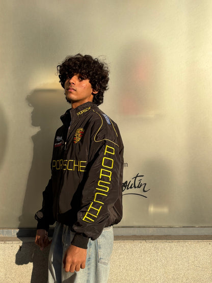 F1 PORSCHE EMBROIDERY  UNISEX RACING JACKET