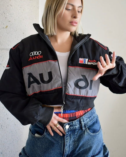Racing Audi Puffer Embroidery Unisex Jacket l stylestitch
