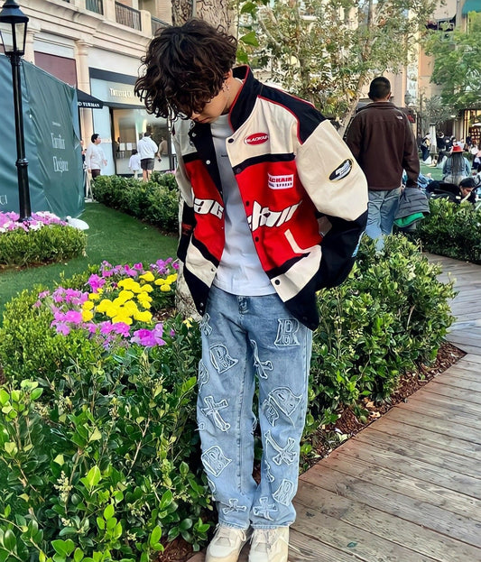 Blackair Vintage Racing Jacket – Iconic Style Meets Motorsport