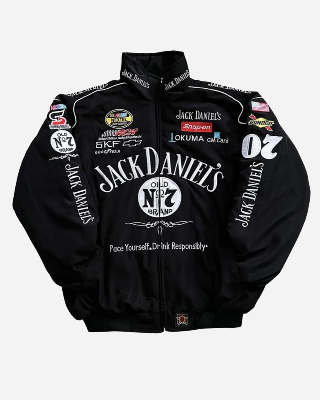 Racing JD Puffer Embroidery Unisex Jacket l stylestitch
