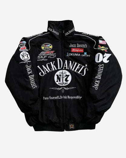 Racing JD Puffer Embroidery Unisex Jacket l stylestitch