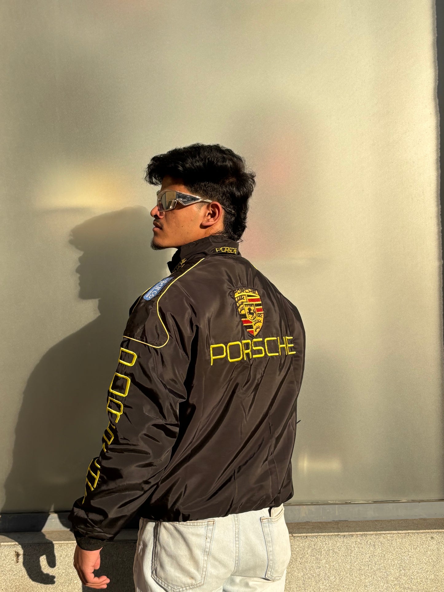 F1 PORSCHE EMBROIDERY  UNISEX RACING JACKET
