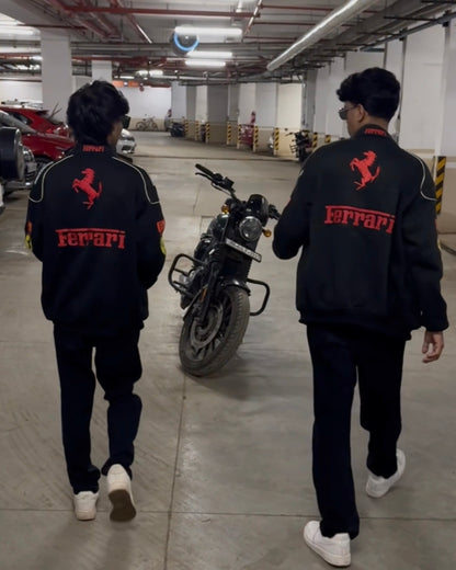 F1 Black Racing Unisex Jacket by stylestitch