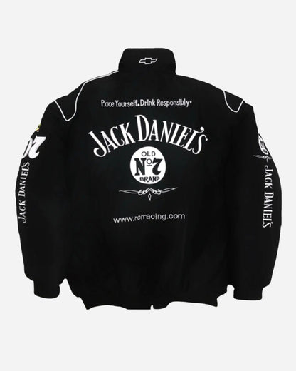 Racing JD Puffer Embroidery Unisex Jacket l stylestitch
