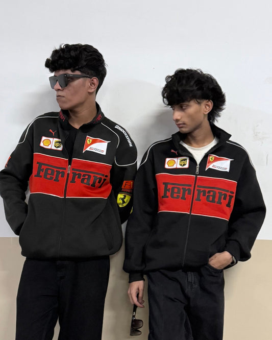 F1 Black Racing Unisex Jacket by stylestitch