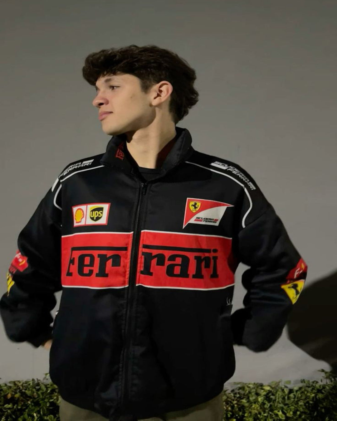 F1 Black Racing Unisex Jacket by stylestitch