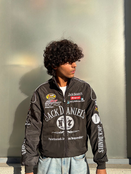 Racing JD Puffer Embroidery Unisex Jacket l stylestitch