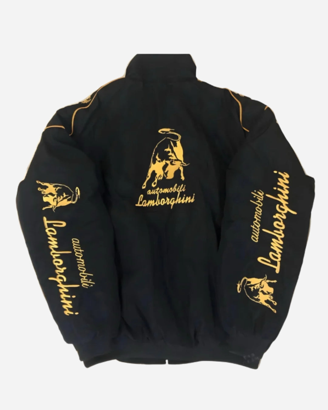 Racing Lamborghini Puffer Embroidery Unisex Jacket l stylestitch