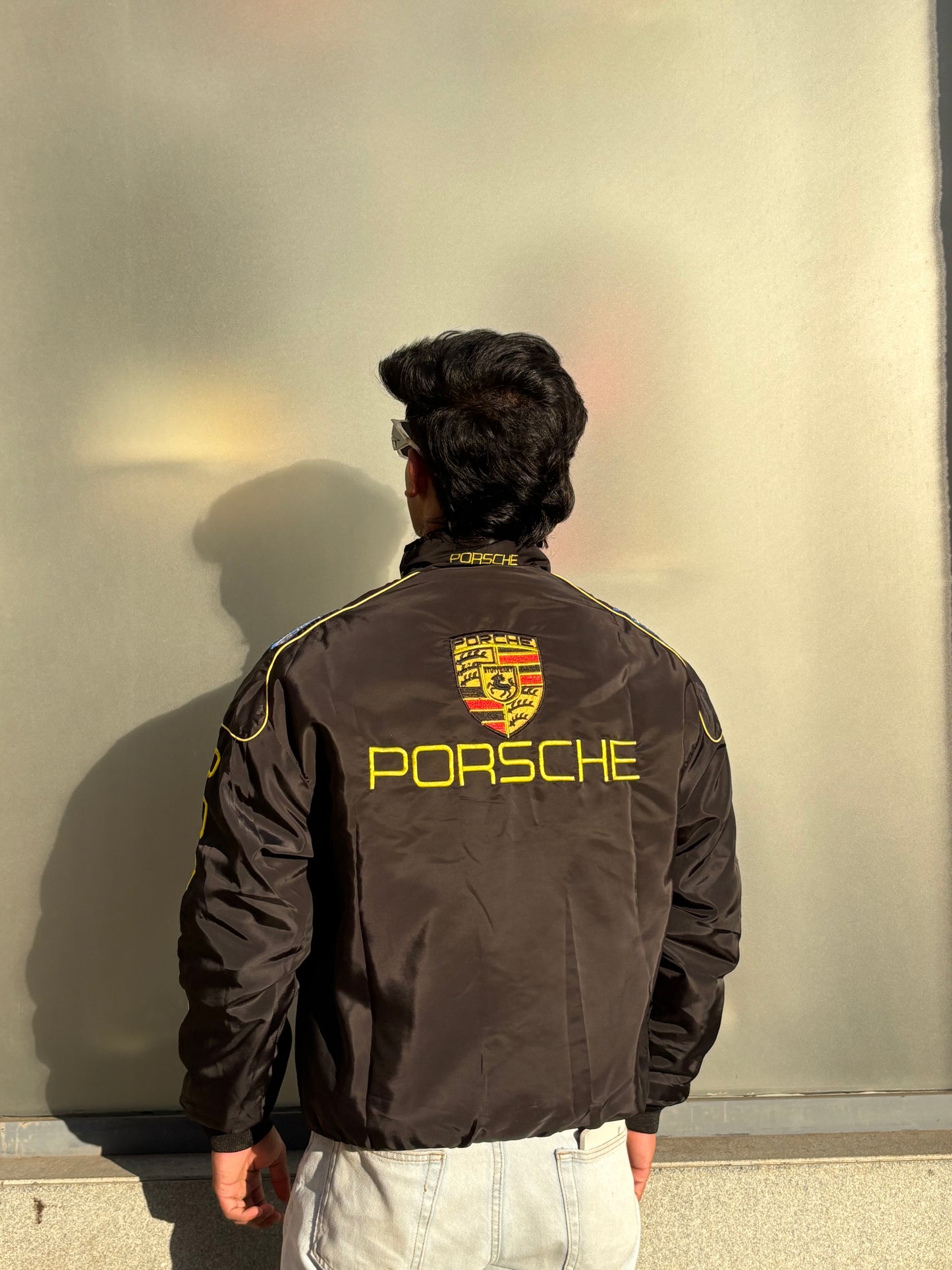 F1 PORSCHE EMBROIDERY  UNISEX RACING JACKET
