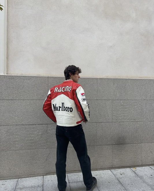 Marlboro Leather Unisex Jacket l Stylestitch