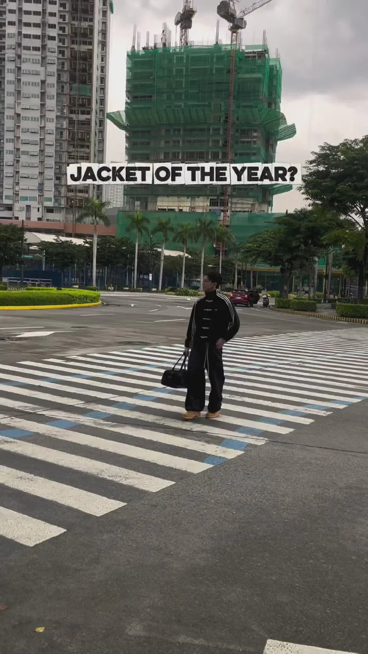 CNY-Inspired Premium Black Suede Jacket by stylestitch