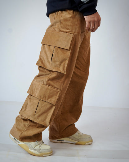 Aesthetic Brown  Unisex Cargo by Stylestitch
