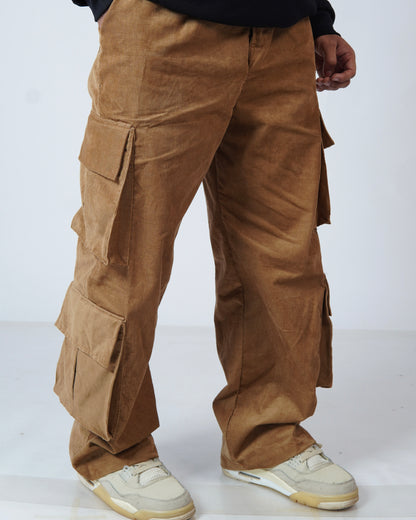 Aesthetic Brown  Unisex Cargo by Stylestitch