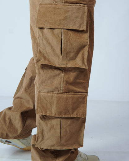 Aesthetic Brown  Unisex Cargo by Stylestitch