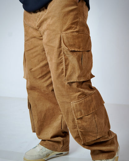 Aesthetic Brown  Unisex Cargo by Stylestitch
