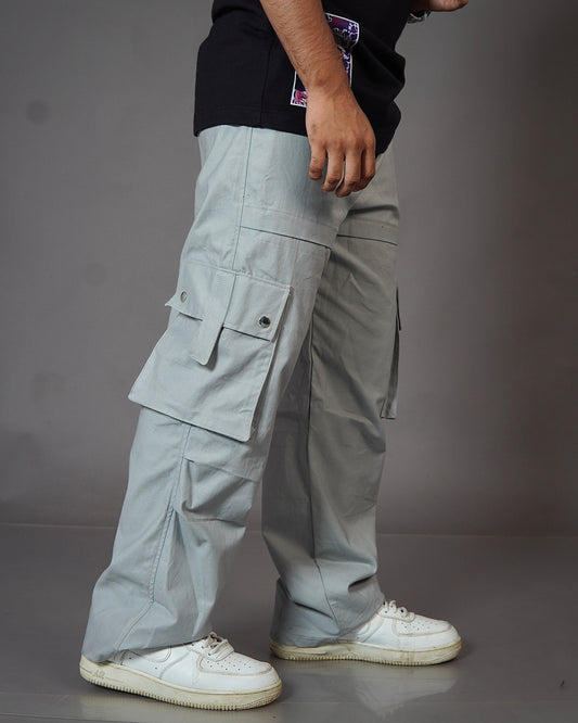 Aesthetic  Gray Unisex Cargo by Stylestitch