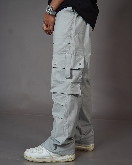 Aesthetic  Gray Unisex Cargo by Stylestitch