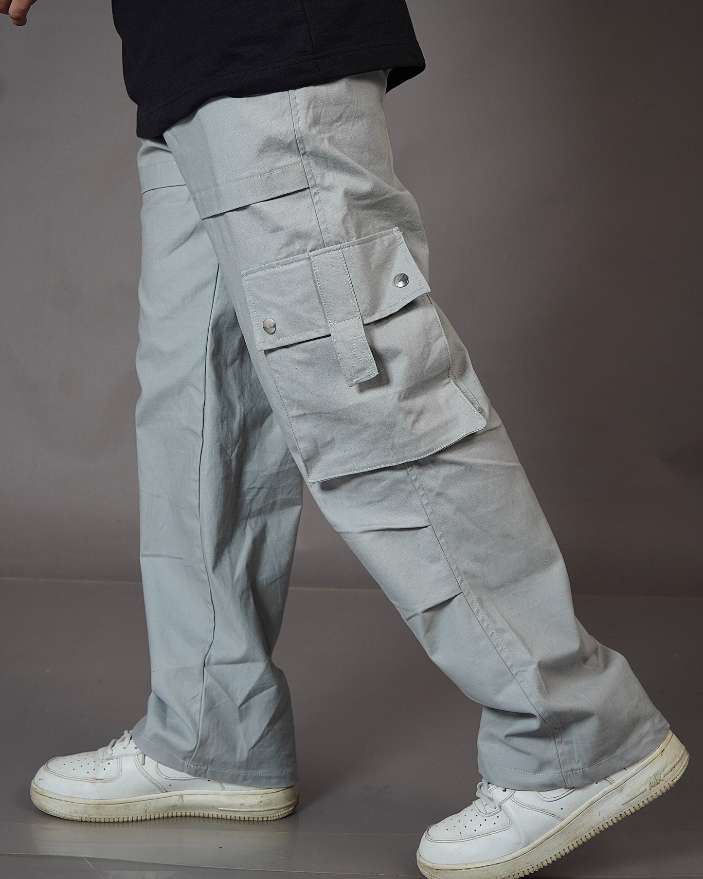 Aesthetic  Gray Unisex Cargo by Stylestitch