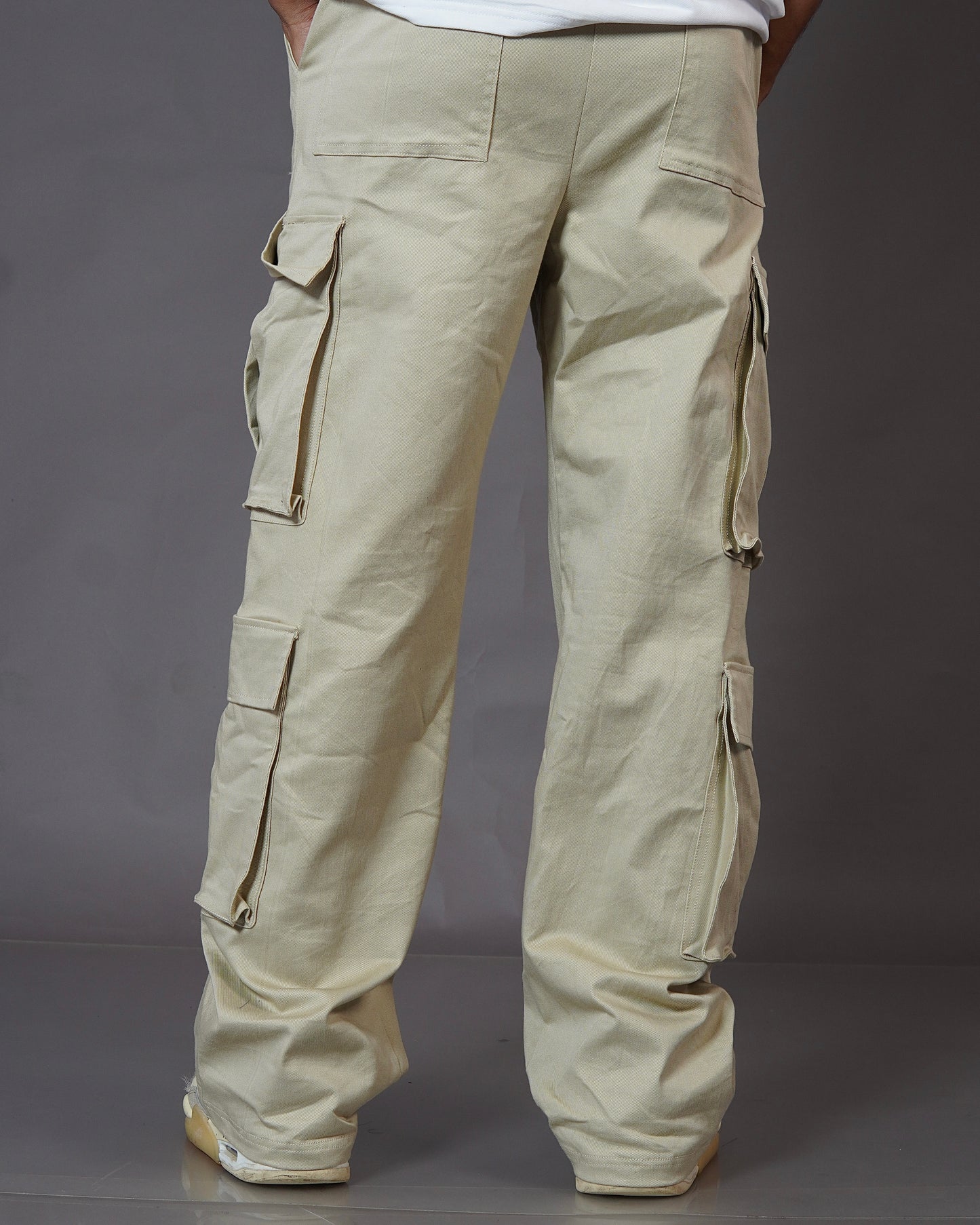 Aesthetic Beige Unisex Cargo by Stylestitch