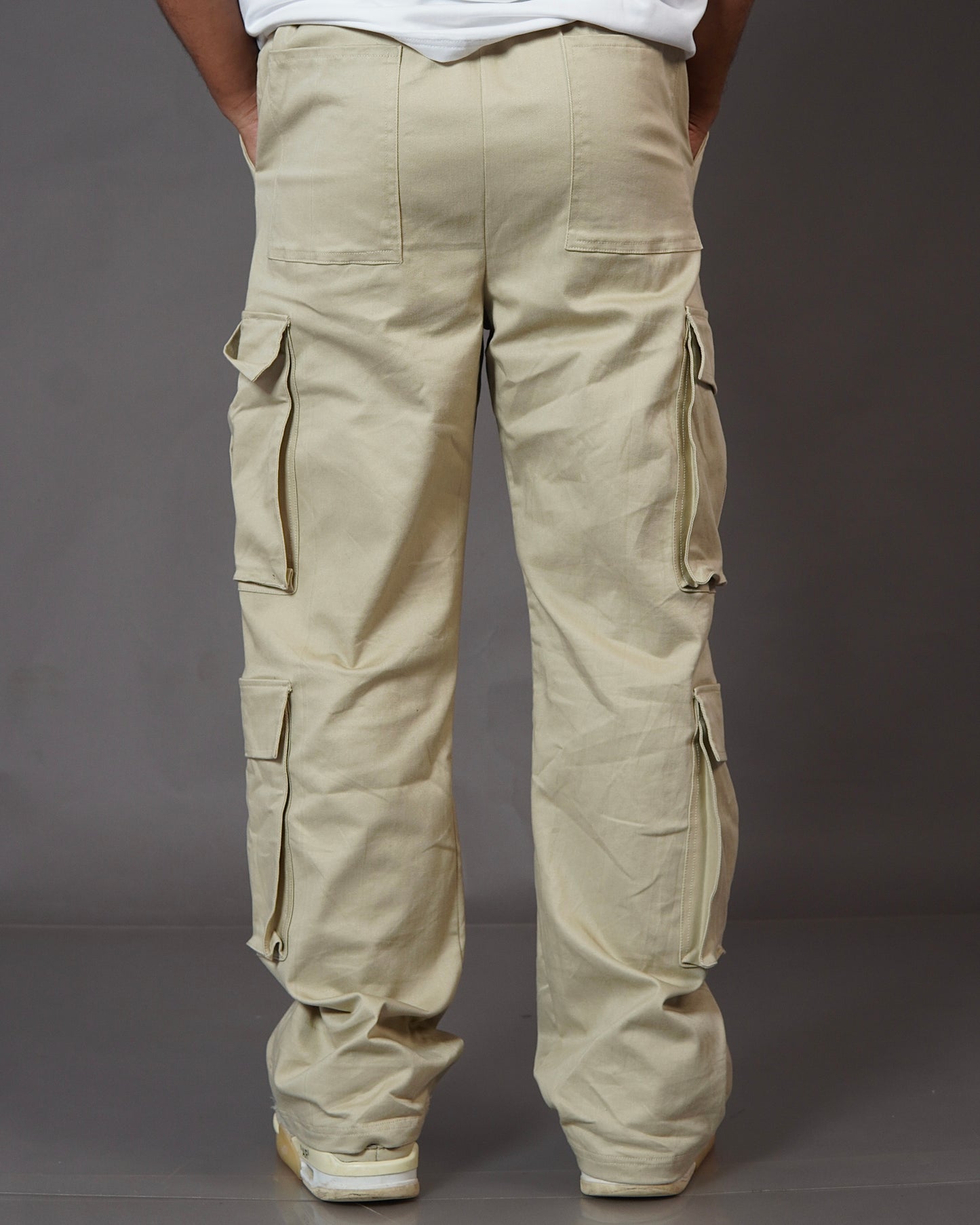 Aesthetic Beige Unisex Cargo by Stylestitch