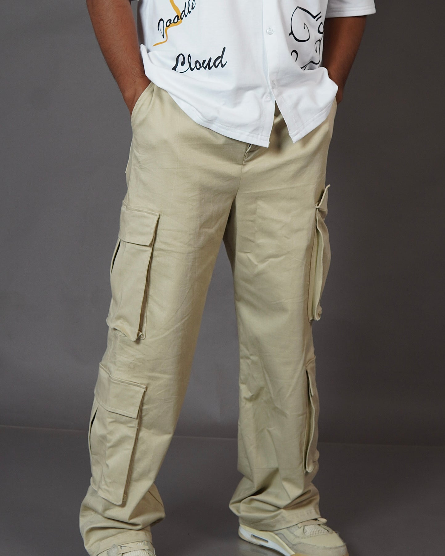 Aesthetic Beige Unisex Cargo by Stylestitch