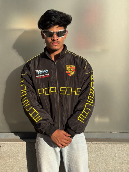 F1 PORSCHE EMBROIDERY  UNISEX RACING JACKET