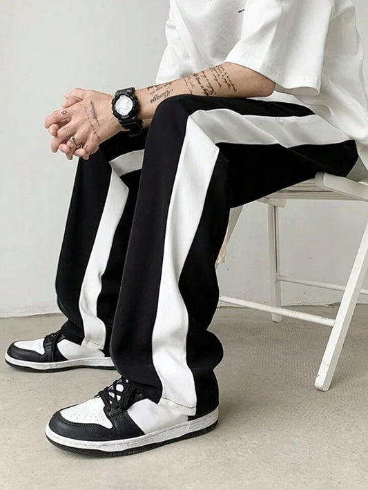 Black Asthetic Unisex Trackpants by stylestitch