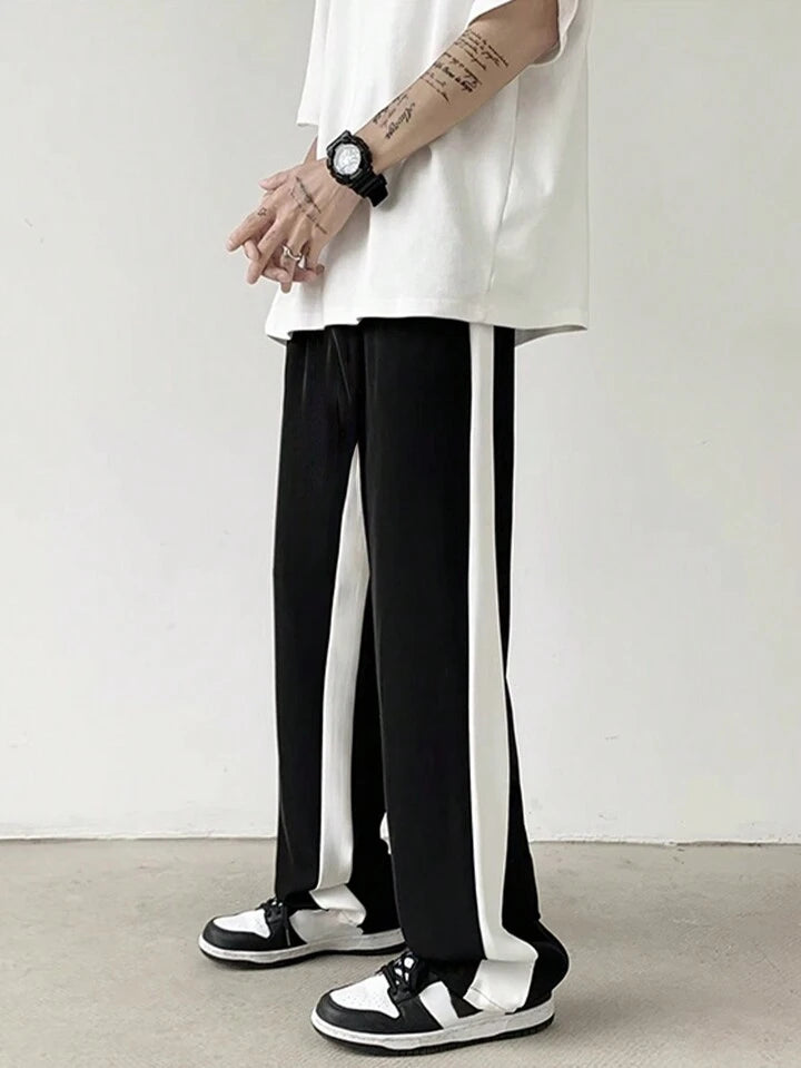 Black Asthetic Unisex Trackpants by stylestitch