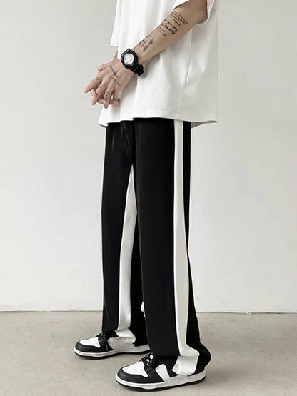 Black Asthetic Unisex Trackpants by stylestitch