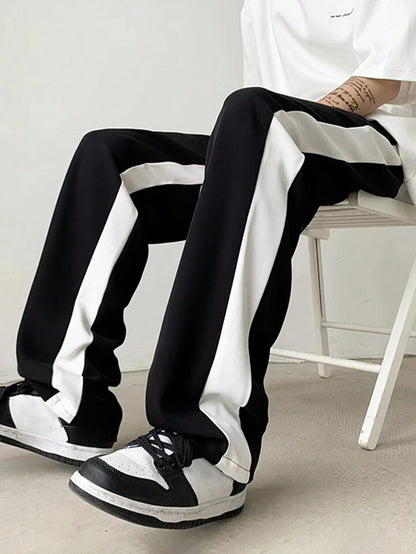 Black Asthetic Unisex Trackpants by stylestitch