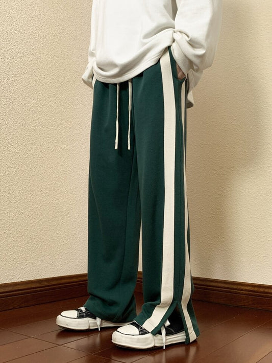 Green  Asthetic Unisex Trackpants by stylestitch