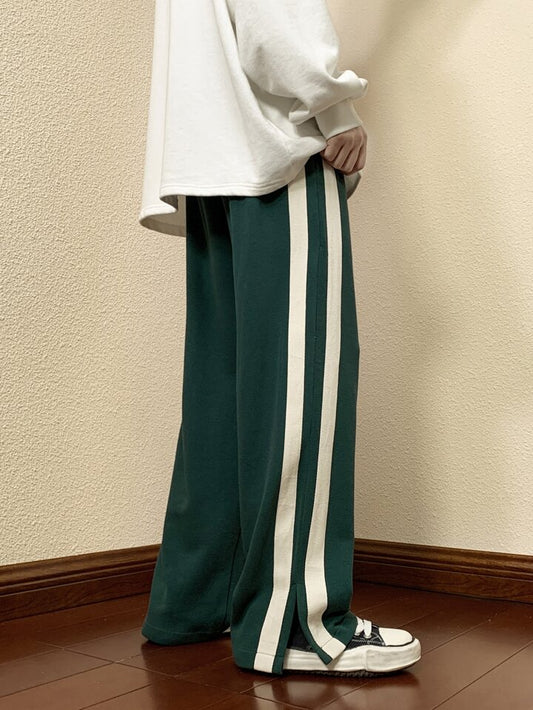 Green  Asthetic Unisex Trackpants by stylestitch