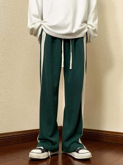 Green  Asthetic Unisex Trackpants by stylestitch