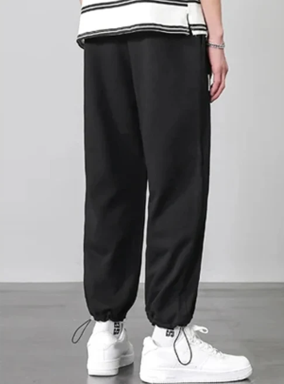 Black Trackpants -  Classic Aesthetic  | Stylestitch