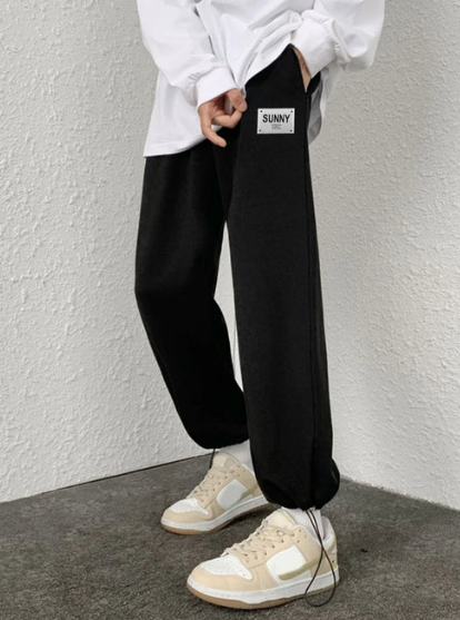 Black Trackpants -  Classic Aesthetic  | Stylestitch